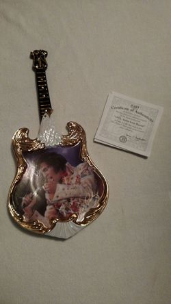Elvis collectable plate