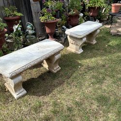 Cement Benches