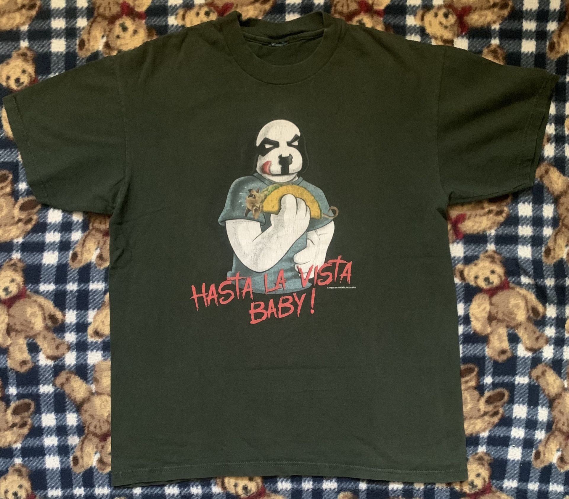 Rare Vintage 1998 Big Dog Terminator / Taco Bell Promo Parody Shirt Sz M