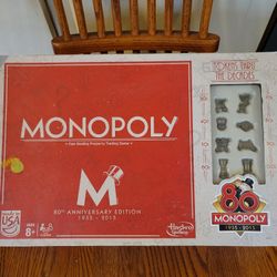 Monopoly 80th Anniversary Edition 2015