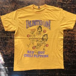 Red Hot Chili Peppers Unlimited Love x Los Angeles Lakers T Shirt 