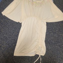 Jr Lg Forever 21 light peach dress.