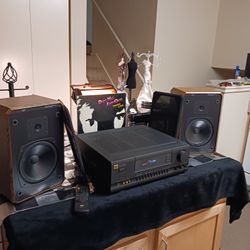 Boston Acoustic HD 7 Vintage High Definition Loudspeakers Times Two And Paired With ¤JBL Jsr400 AV Receiver ☆+ Remote