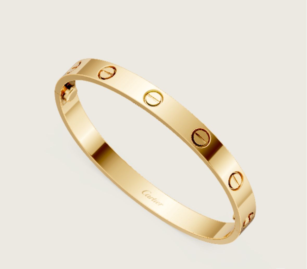 Gold Cartier Love Bracelet