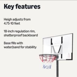 Portable Outdoor Basketball Hoop BRAND NEW