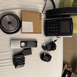 Business IP phones cordless handset speakers