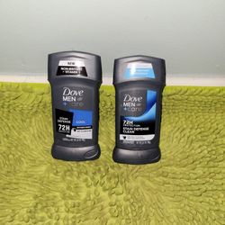 2 Dove Men + Care 2.7oz Deodorants Stain Defense Clean / Cool