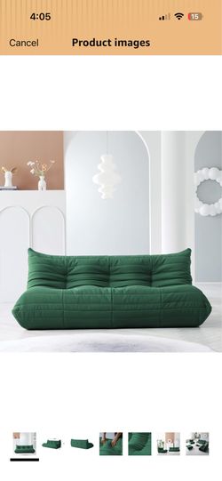 Green Togo Couch (3 Seater)