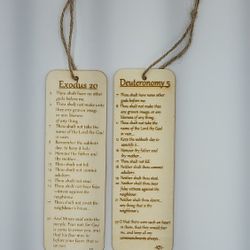 Laser Engraved Bookmark