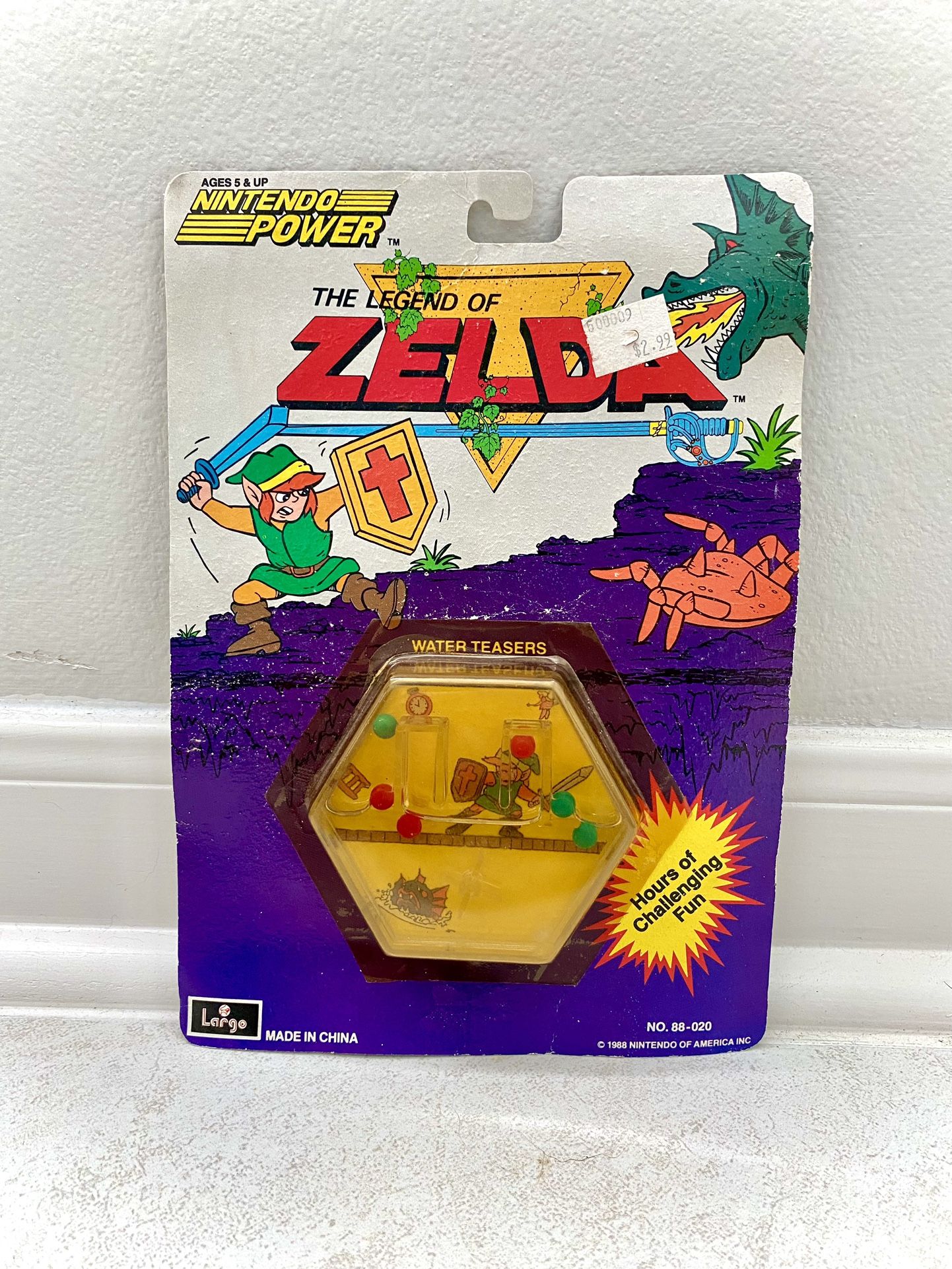 Nintendo Power Legend of Zelda Water Teaser Game