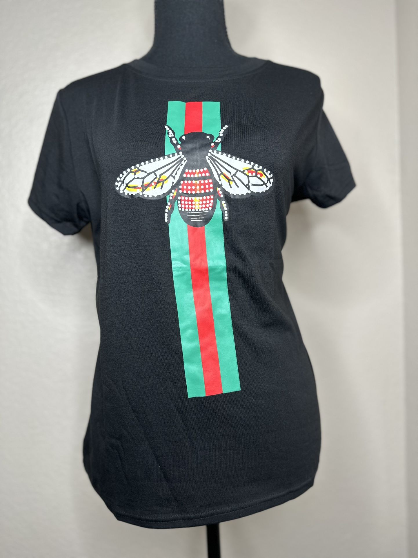 NEW Women's Bee Striped Grapic Tshirt