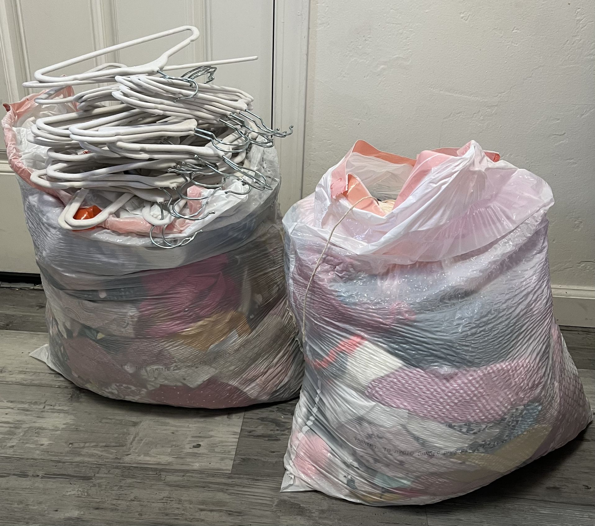 Baby Clothes, Shoes And Hangers 