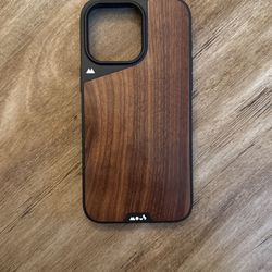 Mous Case iPhone 15 Pro Max, Walnut- Limitless 5.0