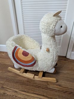 Kids Plush Llama Rocker