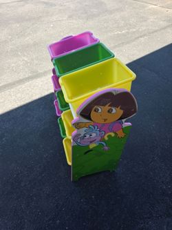 Vintage y2k dora the explorer storage tote holder
