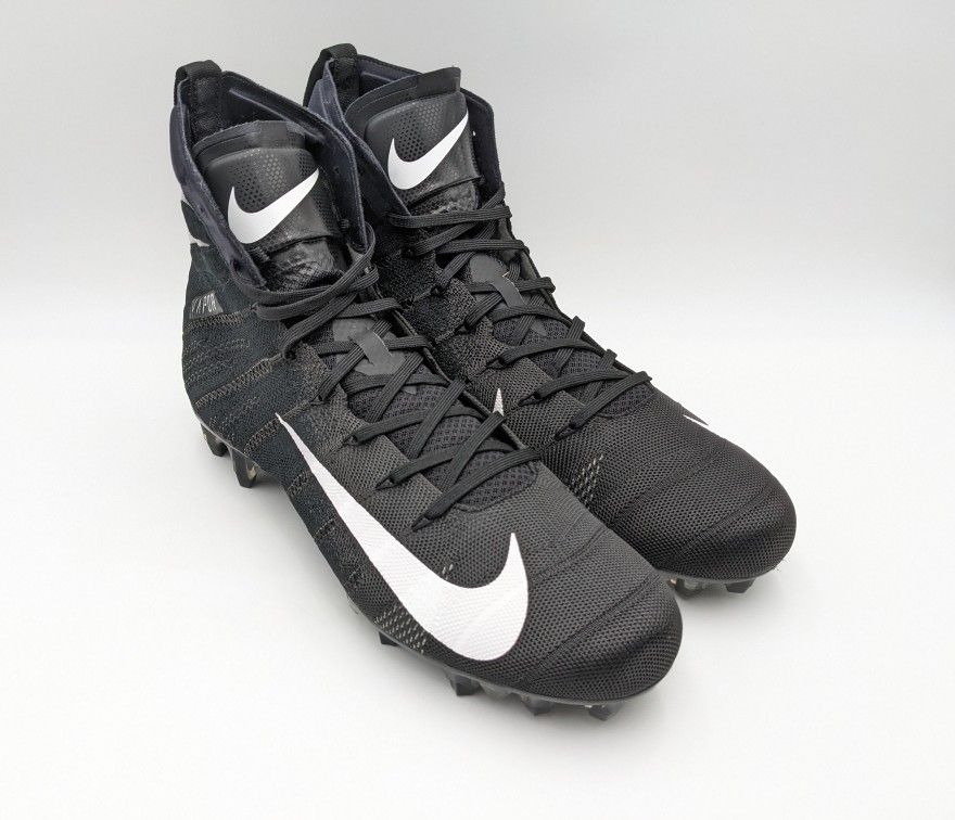 Nike Vapor Untouchable Elite Flyknit Black White Cleats AO3006