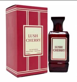 Lush Cherry EDP Spray 3.4oz 100ml Brand New in Sealed Box Cherry Vanilla