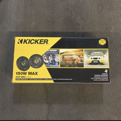 Kicker 4 Inch Speakers CSC4 150 Watts Max 50 Watts RMS 