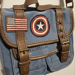 Disney Loungefly Captain America Messenger Bag