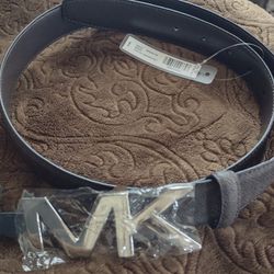 Men's Size 34 Michael Kors Brown Leather Belt