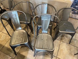 Metal chairs