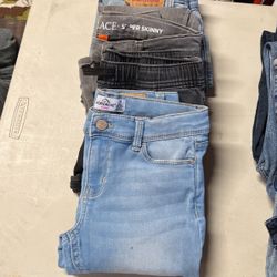 Four Pairs Of Jeans, Children’s, Eight Pairs Of Jeans, Adult