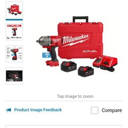 Milwaukee M18 Impact Wrench Kit: 1/2 Drive 750
