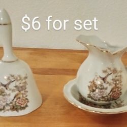 Vintage Bell, Pitcher Set