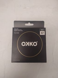 New Sealed Okko Pro Variable Neutral Density Lens Filter NDV 67 - Lifetime Guarantee