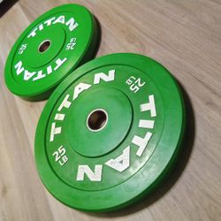 TITAN Olympic Bumper Plates 