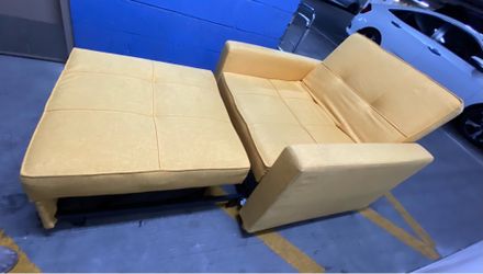 Yellow 3-in-1 Convertible Accent Chair w/ Adjustable Recline $200 Retail