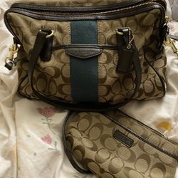Brown Vintage Coach Purse
