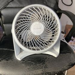 White Desk Fan