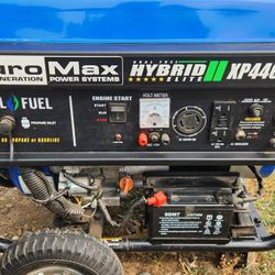 Hybrid Fuel Duromax Generator 