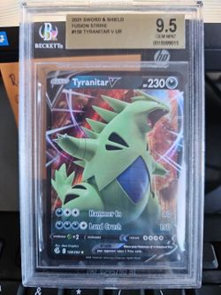 Tyranitar V UR Beckett 9.5 