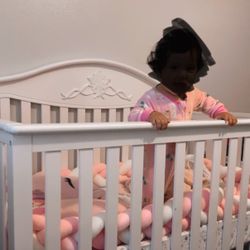 Crib and mattress 