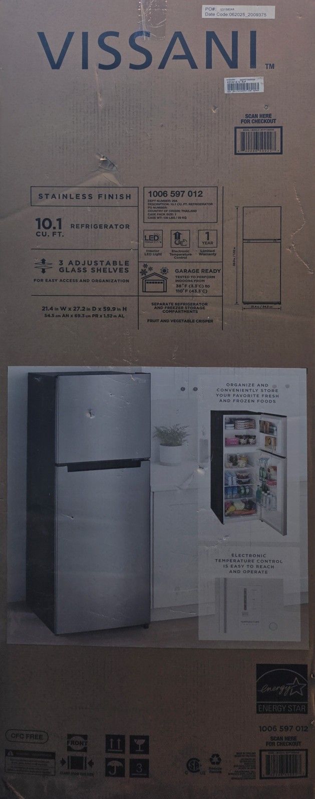 Stainless Steel Fridge 