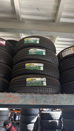 235/75R15 ( 4 NEW TIRES ) INSTALLED AND BALANCE