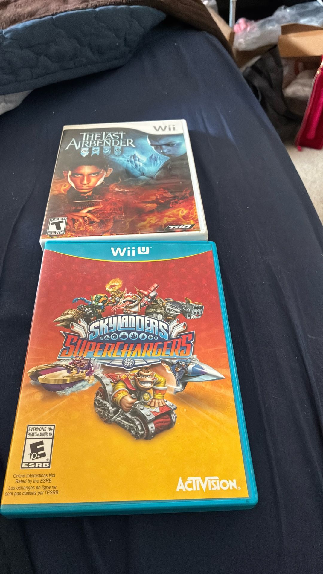 WII   Lot Of  Skylanders Superchargers And The Last Airbender