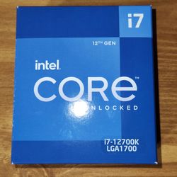Intel i7-12700K Alderlake Desktop Processor CPU 12 (8P+4E) Cores up to 5.0 GHz Unlocked  LGA1700