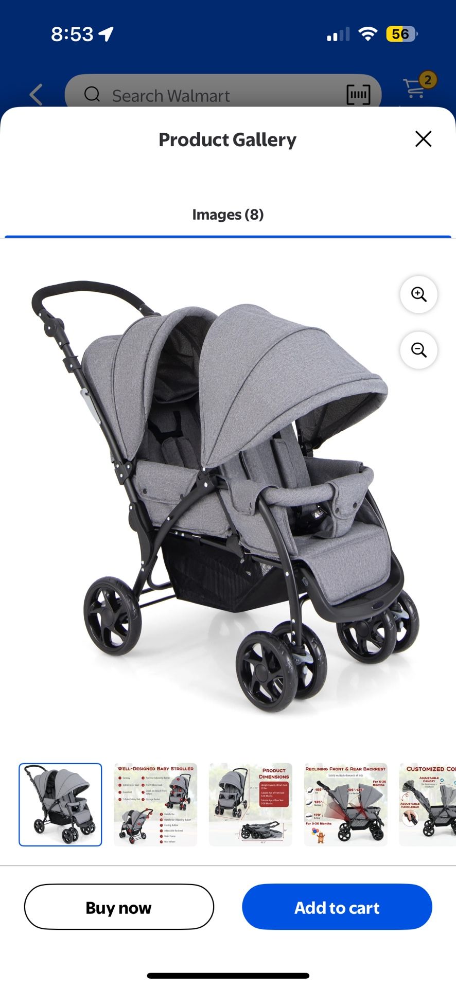 Double Baby Stoller