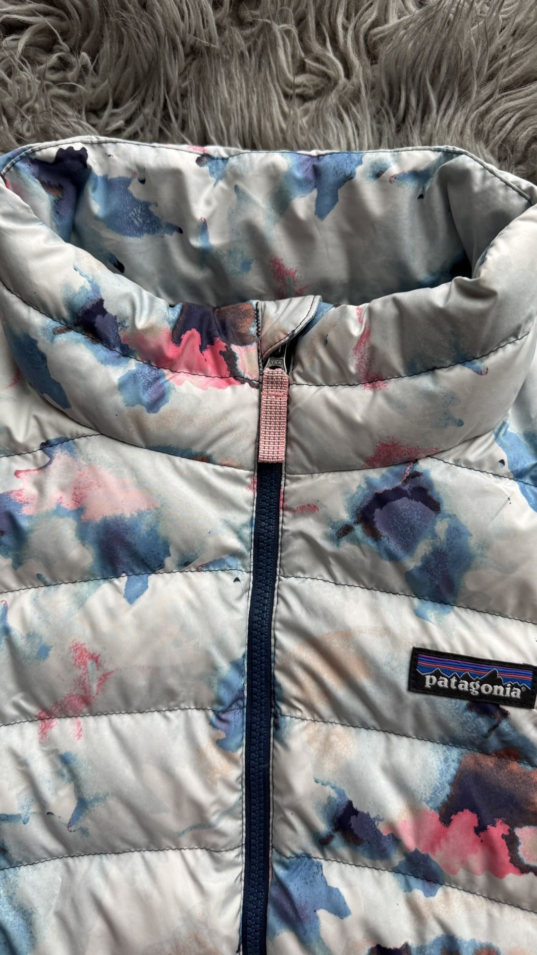 patagonia kids down sweater size L 12 multicolor 