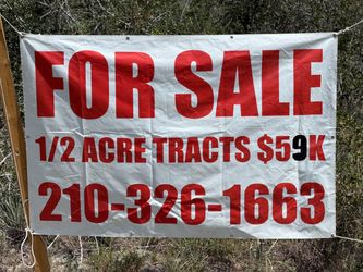 1/2 acre tracts south San Antonio