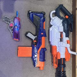 Nerf Guns And Nerf Face Mask 