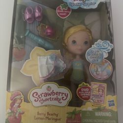 Strawberry Shortcake Berry Dazzling LEMON MERINGUE Doll W/ Long HAIR 2011 NIB