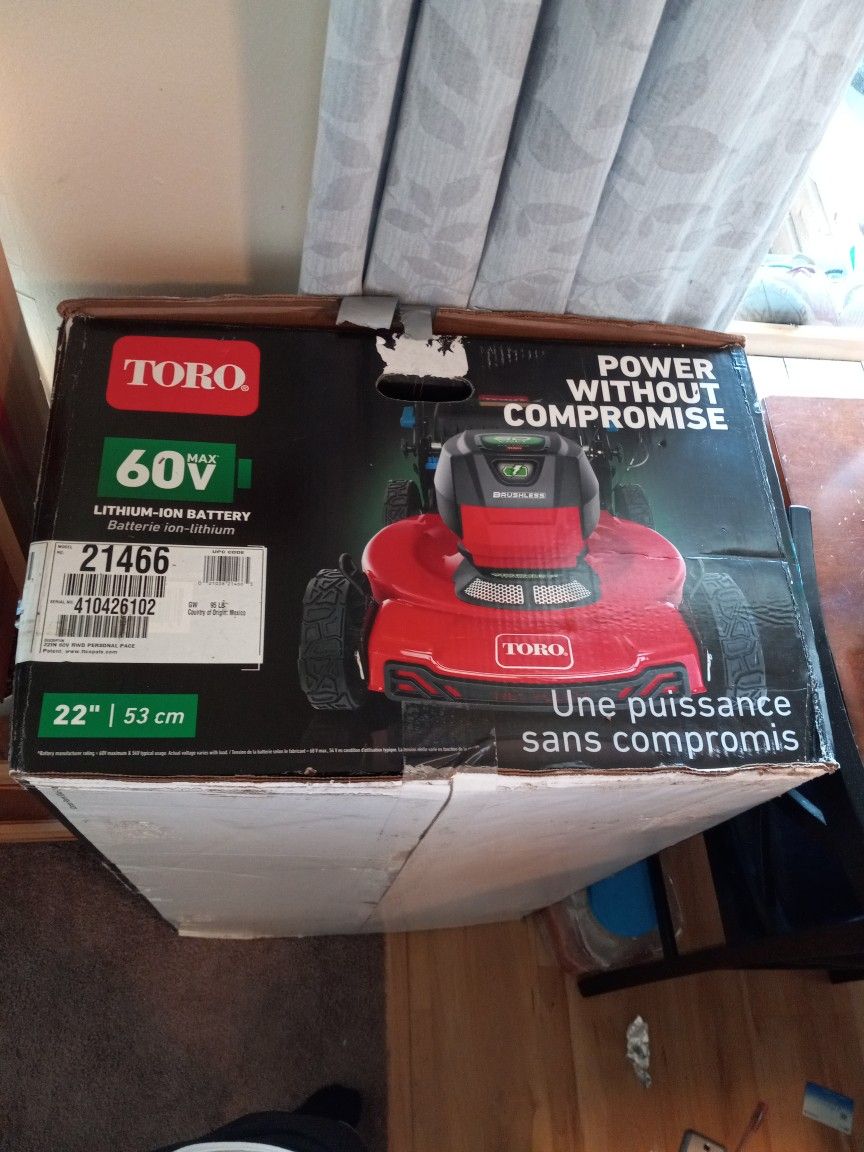 Toro 60 Volt Max Brushless Lawn Mower