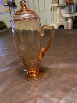 Fostoria Priscilla AmberGlass Pitcher