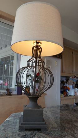 Beautiful Rustic Style Table Lamp
Tall Metal Table Lamp