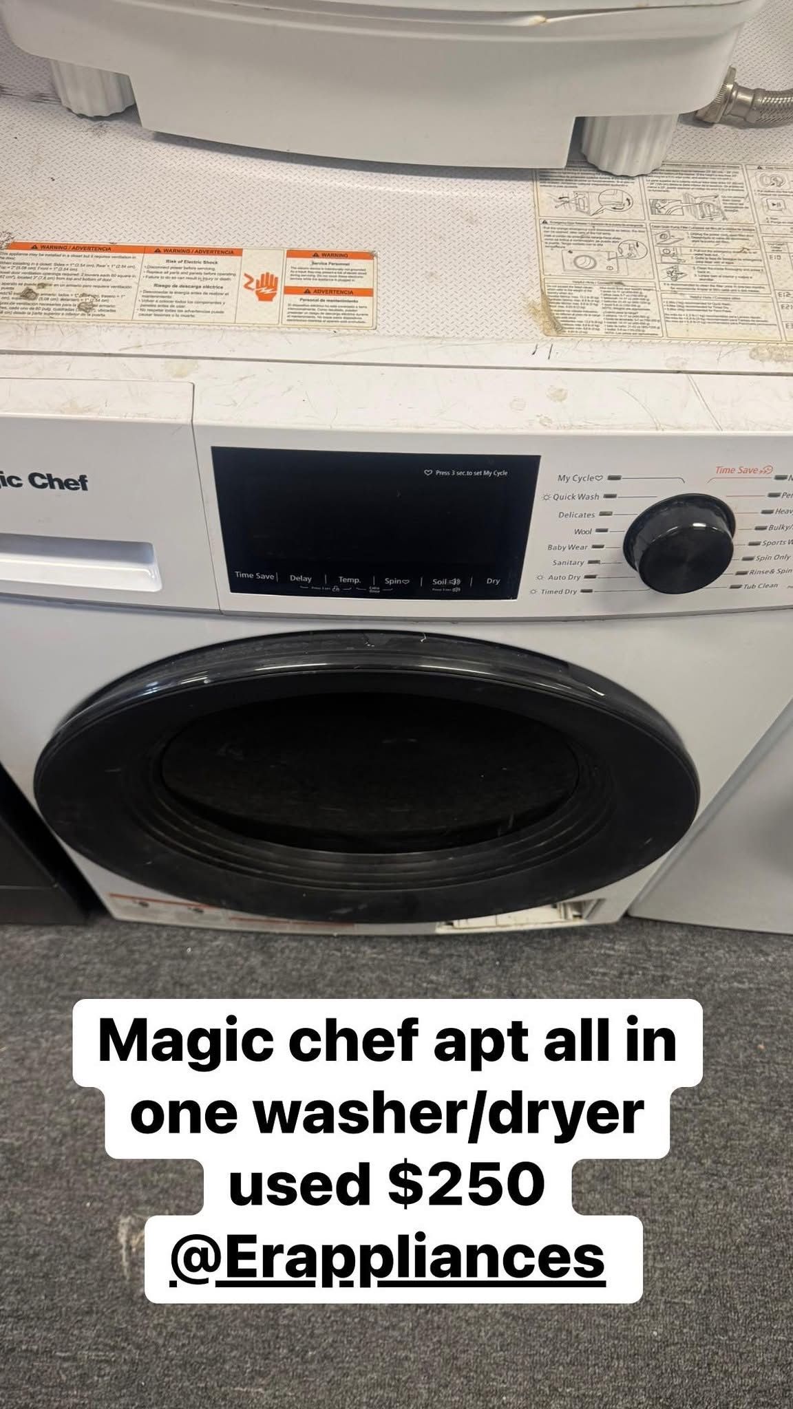 Magic Chef Used All In One Washer/Dryer