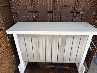 Outdoor Wood Patio Bar Table